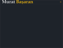Tablet Screenshot of muratbasaran.net